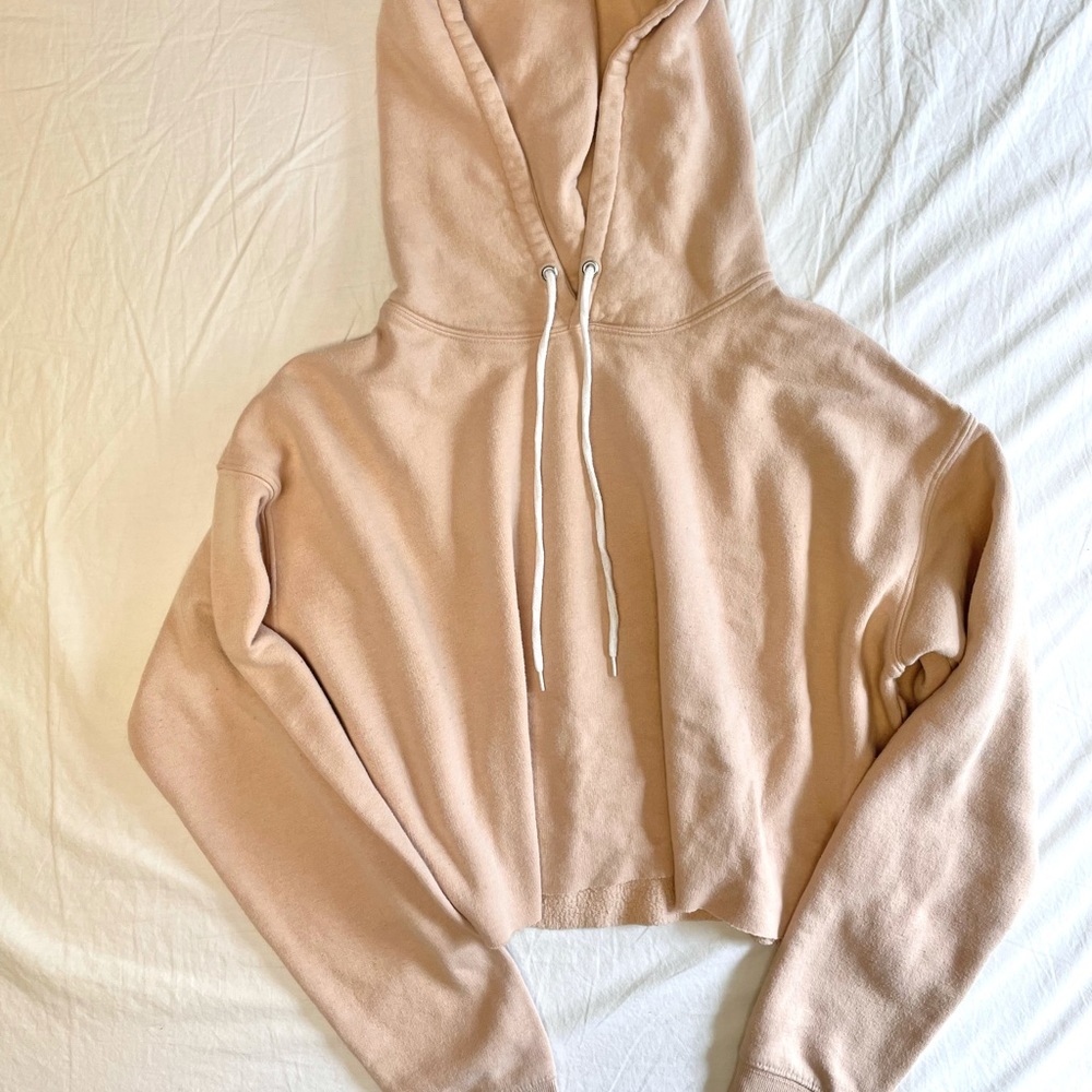 Cropped pink wild fable (target) hoodie